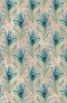 Paperback Dot Grid Journal Notebook: Peacock Bird Glam Art - Bullet Planner Book - Dotted Grid - 5.5 X 8.5" 120 Pg - DIY Weekly Spread - Organizer - Habit Book