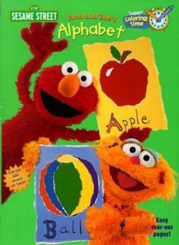 Paperback ELMO & ZOE'S ALPHABE Book