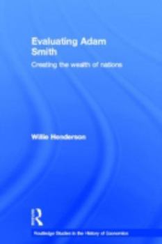 Hardcover Evaluating Adam Smith Book