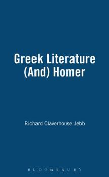 Hardcover Greek Literature (And) Homer Book