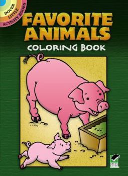 Paperback Favorite Animals Coloring Book