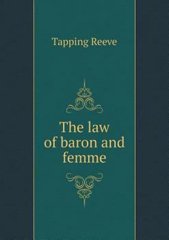 Paperback The law of baron and femme Book