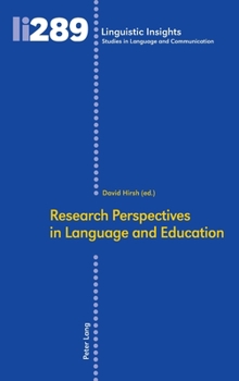 Hardcover Research Perspectives in Language and Education Book