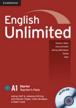 Paperback English Unlimited Starter Teacher's Pack (Teacher's Book with DVD-Rom) [With DVD ROM] Book