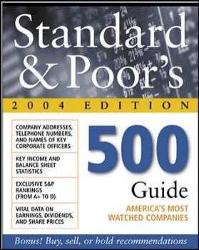 Paperback Standard & Poor's 500 Guide, 2004 Edition Book