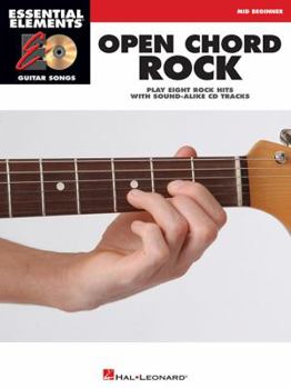 Paperback Open Chord Rock: Mid Beginner [With CD (Audio)] Book