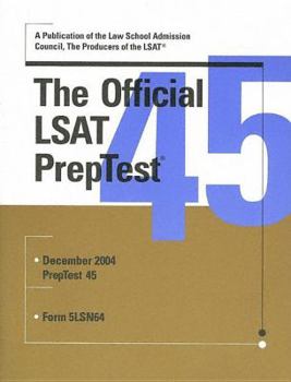 Paperback The Official LSAT Preptest 45 Book