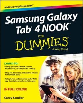 Paperback Samsung Galaxy Tab 4 Nook for Dummies Book