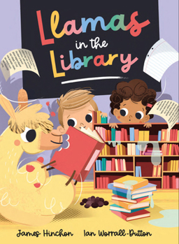 Hardcover Llamas in the Library Book