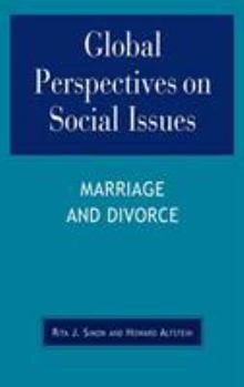 Hardcover Global Perspectives on Social Issues: Marriage and Divorce Book