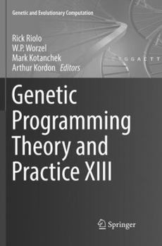 Paperback Genetic Programming Theory and Practice XIII Book