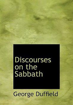 Hardcover Discourses on the Sabbath Book