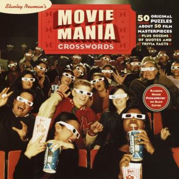Paperback Stanley Newman's Movie Mania Crosswords [Large Print] Book