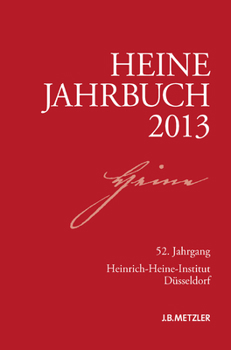 Paperback Heine-Jahrbuch 2013: 52. Jahrgang [German] Book