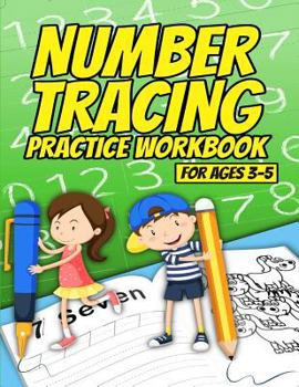 Paperback Number Tracing Practice Workbook for Ages 3-5 Book