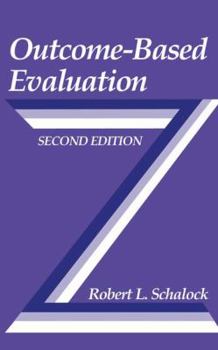 Hardcover Outcome-Based Evaluation Book