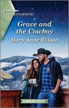 Mass Market Paperback Grace and the Cowboy: A Clean and Uplifting Romance [Large Print] Book