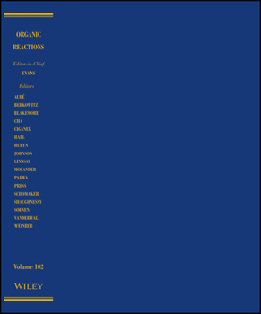 Hardcover Organic Reactions, Volume 102 Book