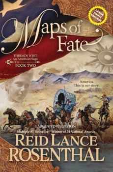 Paperback Maps of Fate (Large Print): Large Print Edition (Threads West Large Print) Book