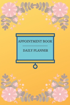 This beautifully appointment book planner daily hourly large for the best time management...: Yellow Appointments Notebook for Salons , Hairdressers ... Makeup , Artists , Spa ,Planner  and more ...