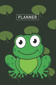 Paperback Planner: Cartoon Frog Graphic 1 Year Daily Planner (12 Months) - 2020 - 2021 - 365 Pages for Planning - January 20 - December 2 Book