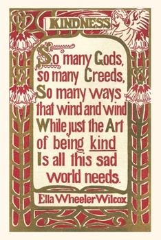 Paperback Vintage Journal Wilcox Exhortation to Kindness Book