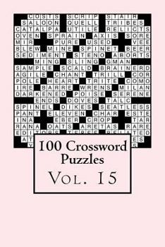 Paperback 100 Crossword Puzzles: Vol. 15 Book