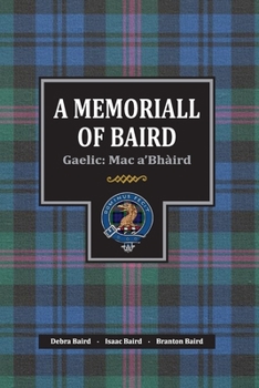 Paperback A Memoriall of Baird: Gaelic: Mac a'Bhàird Book
