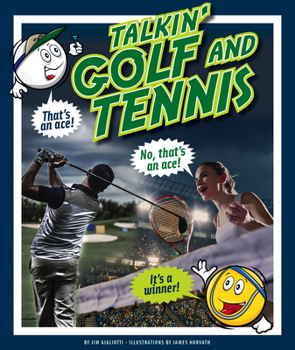 Library Binding Talkin' Golf and Tennis Book