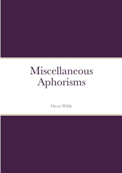 Paperback Miscellaneous Aphorisms Book