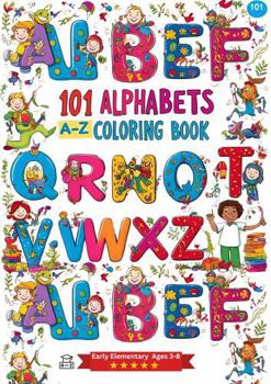 Paperback 101 Alphabets A -Z Coloring Book