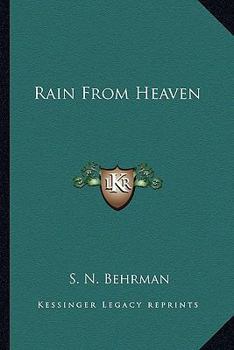 Paperback Rain From Heaven Book