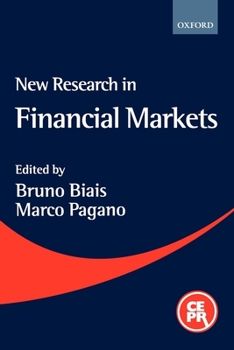 Paperback New Research in Financial Markets Book