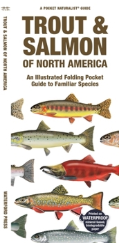 Paperback Trout & Salmon of North America: An Illustrated Folding Pocket Guide to Familiar Species Book