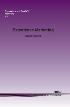 Paperback Experience Marketing: Concepts, Frameworks and Consumer Insights Book