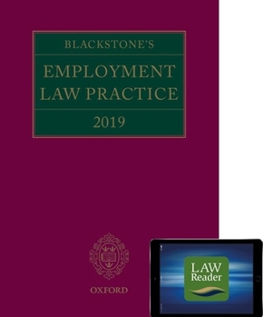 Paperback Blackstone's Employment Law Practice 2019 Book