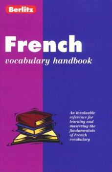 Paperback French Vocabulary Handbook [French] Book