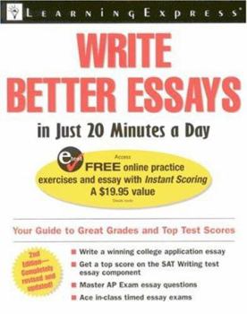 Paperback Write Better Essays in Just 20 Minutes a Day Book