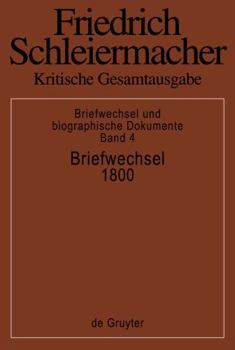 Hardcover Briefwechsel 1800: (Briefe 850-1004) [German] Book