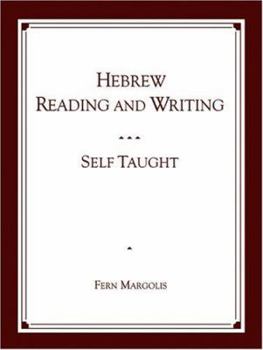 Paperback Hebrew Reading and Writing: Self Taught Book