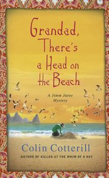 Hardcover Grandad, There's a Head on the Beach: A Jimm Juree Mystery [Large Print] Book