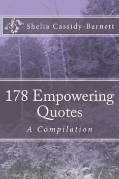 Paperback 178 Empowering Quotes: A Compilation Book