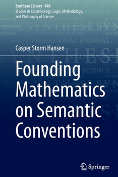 Paperback Founding Mathematics on Semantic Conventions Book
