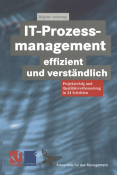 Paperback It-Prozessmanagement Effizient Und Verständlich: Projekterfolg Und Qualitätsverbesserung in 24 Schritten [German] Book