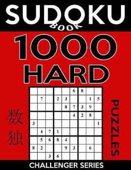 Paperback Sudoku Book 1,000 Hard Puzzles: Sudoku Puzzle Book With Only One Level of Difficulty Book