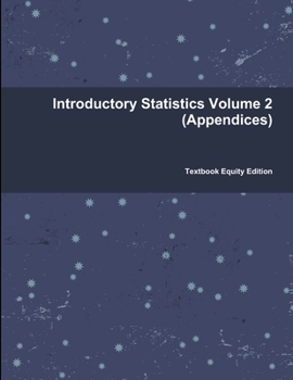 Paperback Introductory Statistics Volume 2 Book