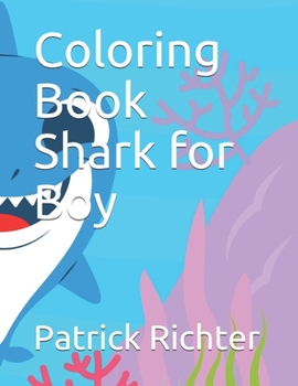 Paperback Coloring Book Shark for Boy Book