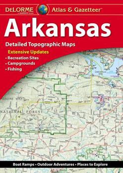 Paperback Delorme Atlas & Gazetteer: Arkansas Book