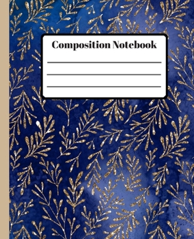 Composition Notebook: Leaf themed composition book for home school or college.