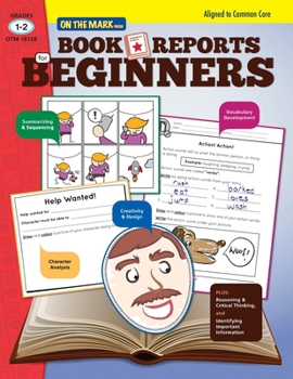 Paperback Book Reports for Beginners Grades 1-2 Book